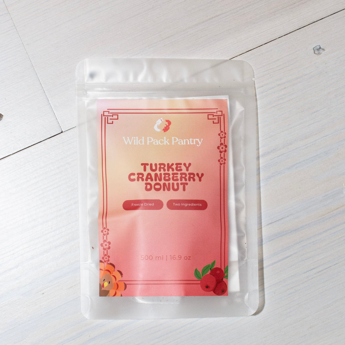 PRE-ORDER Freeze Dried Turkey Cranberry Donut
