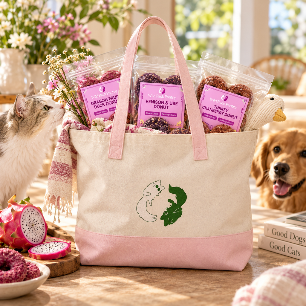 Zippered Canvas Tote