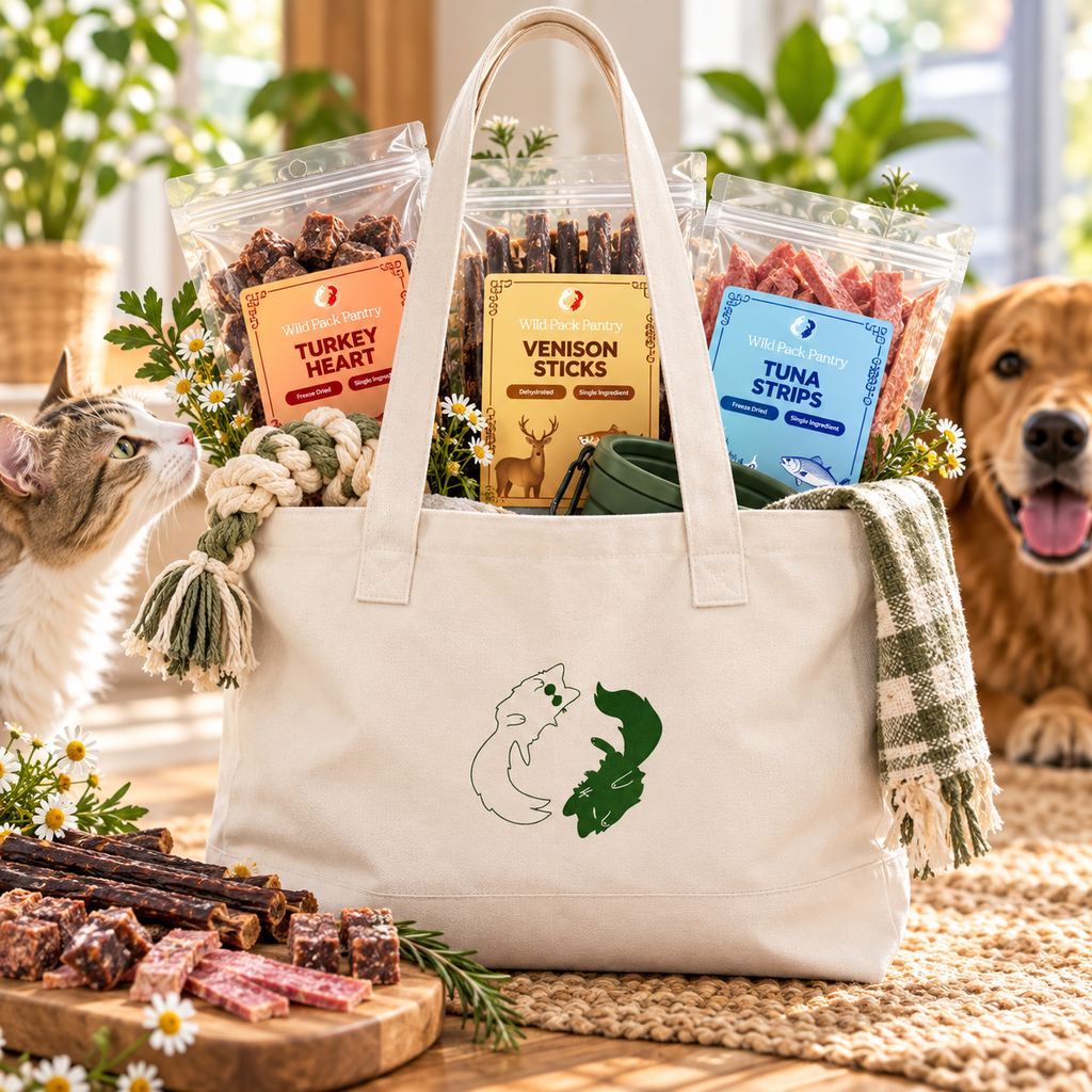 Zippered Canvas Tote